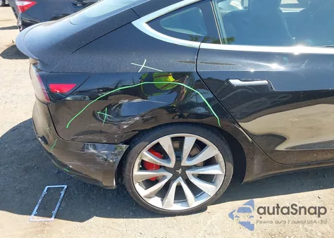 2019 Tesla Model 3 Long Range/Performance from USA, damaged, VIN 5YJ3E1EBXKF408699